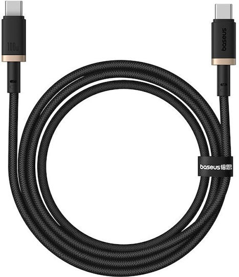 Baseus Dura USB 2.0 Kabel USB-C männlich - USB-C 100W PD Schwarz 1m P10377803U01-00