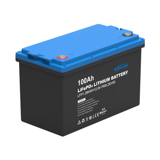 Epsolar Μπαταρία Φωτοβολταϊκών Λιθίου 12.8V 100Ah (13-LFP1.28KWH12.8V-P65L2EV50)