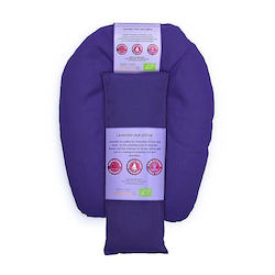 Set Eye Neck Pillow Lavender Organic Purple Set Eye Neck Pillow Lavender Organic Purple
