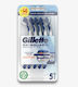 Gillette Skinguard Sensitive Ξυραφάκια μιας Χρήσης για Ευαίσθητες Επιδερμίδες 5τμχ