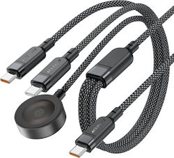 Acefast USB zu Typ-C / Blitzschlag Kabel 1,2m C6-11