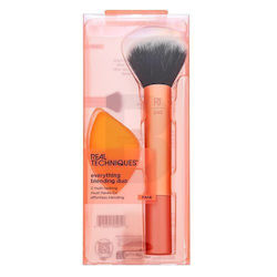 Real Professional Set with Make Up Brushes and Sponges for Powder 2 Pieces Real Professional Set with Make Up Brushes and Sponges for Powder 2 Pieces