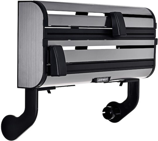 Leifheit Wall Mounted Plastic Paper Towel Holder Parat Silver 1435238