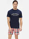 Minerva Calico Summer Check Marine