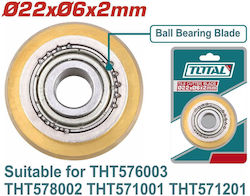 Replacement Blade Total Φ-22x6x2mm Tile Cutters Tht576003 Tht578002 Tht571001 Tht571201 Tht576003b Replacement Blade Total Φ-22x6x2mm Tile Cutters Tht576003 Tht578002 Tht571001 Tht571201 Tht576003b