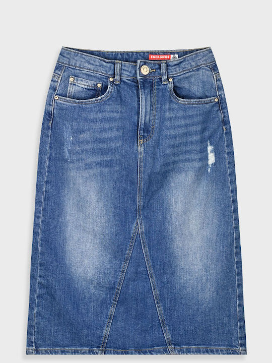 Fustă pentru Copii din Denim Albastru