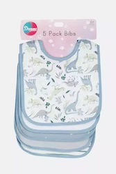 Dreams by Joyce Bib Fabric Light Blue 5pcs