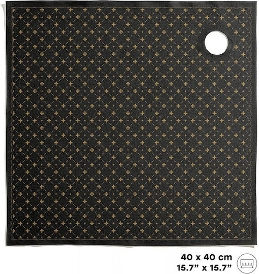 Кърпа за шампанско и вино Екрю 40x40см 12бр