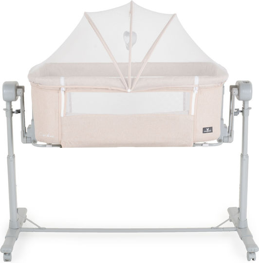 Cangaroo Cradle-Park with Mattress and Wheels Beige