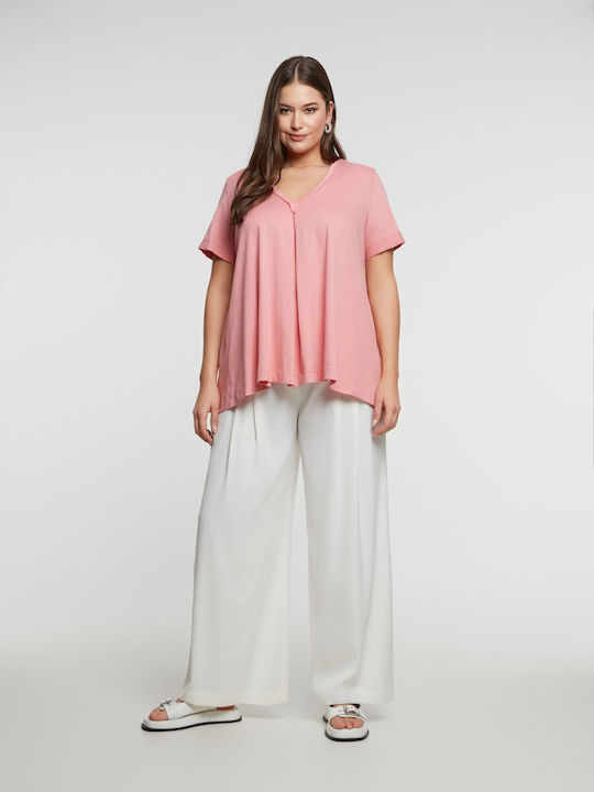 Women's T-shirt Pink 8139.1112.NETTO Dark Pink