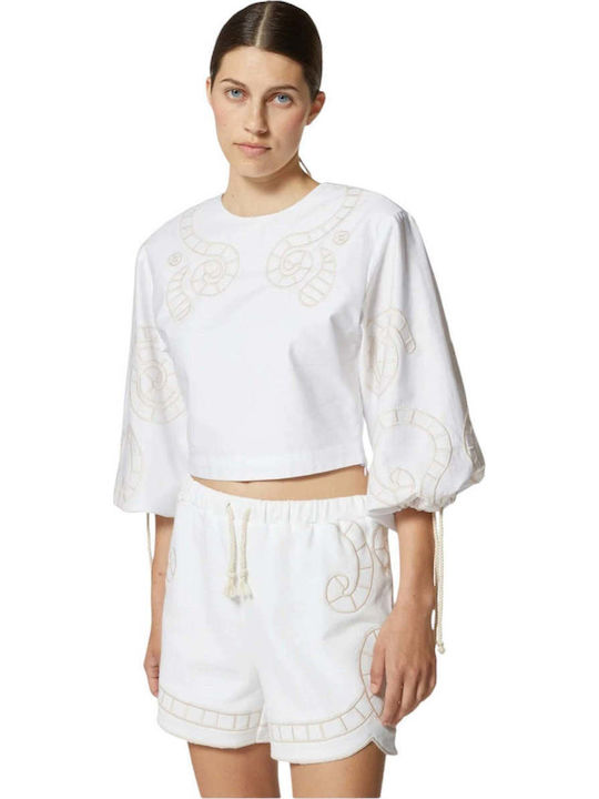 Γυναικείο Crop Top Λευκό