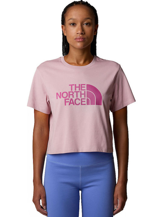 Γυναικείο Crop T-shirt Ροζ