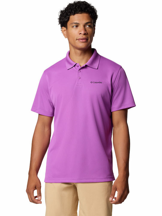 Columbia Utilizer Polo T-shirt Μωβ