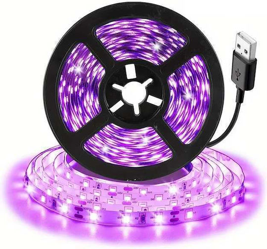 LED-Streifen Blacklight USB 5V 3m mit Netzteil