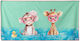 Kiokids Πετσέτα Παραλίας Microfiber Safari Fun Fuchsia 75x150εκ 4827