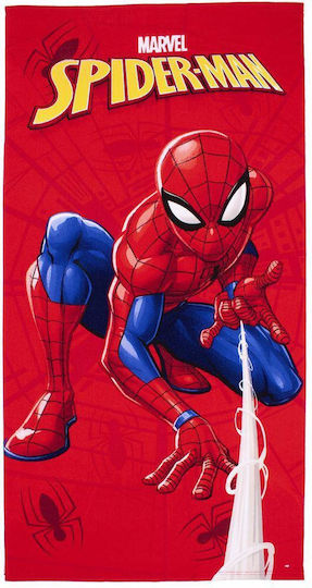 Dimcol Spider-man Kids Beach Towel Red Spiderman 140x70cm