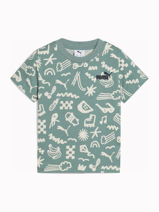 PUMA Детска тениска Green Moon