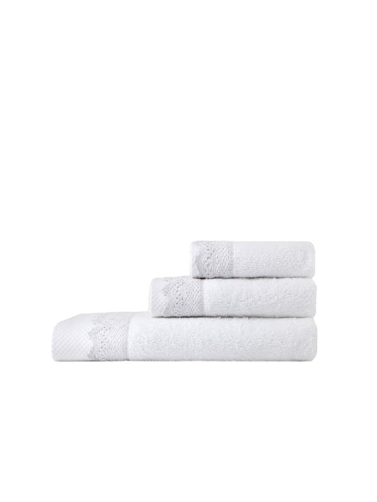 Nima 3-tlg. Set Badetücher Demur 35027 Demur Wh...