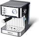 Telco Automatic Espresso Machine 850W Pressure 20bar for Capsules & Ground Coffee 2 in 1 060154