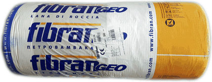 Fibran Geo Steinwolle Aluminiumdecke 5cm Rolle 6m2