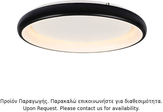 Aca Diana Ceiling Mount Light Black with Integrated LED