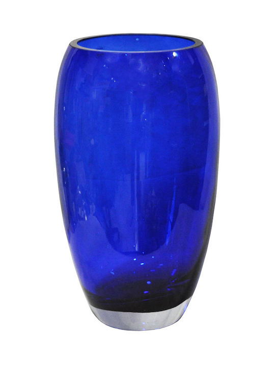 Krosno Decorative Vase Blue 19x35cm