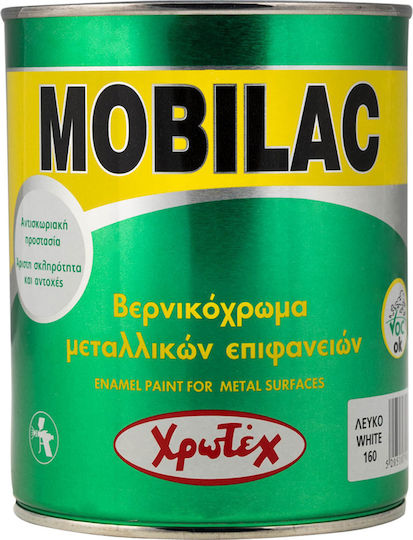 Χρωτέχ Βερνικόχρωμα Αντισκωριακό Mobilac 0.375lt Λευκό
