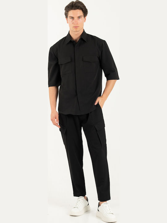 Vittorio Artist Μακρυμάνικo Overshirt Black