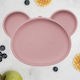 AppeKids Kinderteller aus Silikon Rosa