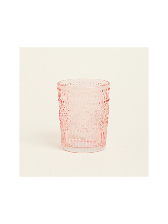 Beauty Home Wasser Glas in Rosa Farbe