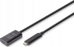 Cablu de extensie Digitus USB USB-C la USB-C M/F 10G 5.00m