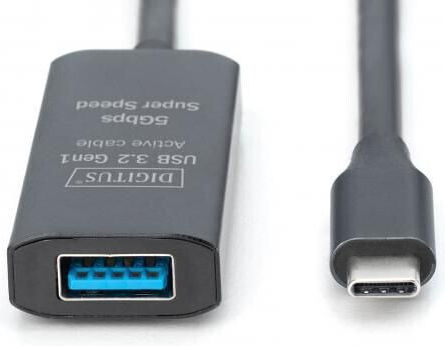 Καλώδιο Usb Digitus Extension Usb-c->usb-a M F 10g 10,00m