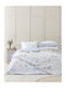 Nima Belleza Κουβερλί Μονό Microfiber Λευκό, Γαλάζιο, Ροζ 160x240cm