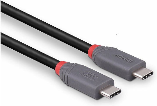 Lindy USB 4 Video Cable USB-C Male - USB-C 240W PD Black 1.5m