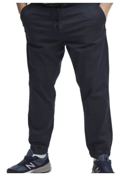 Trousers Chino Elastic Blue Navy