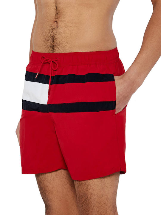 Tommy Hilfiger Ανδρικό Μαγιό Σορτς Κόκκινο