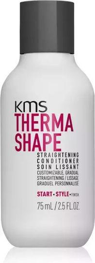Balsam Hrănitor Intens Păr Deteriorat de la Uscare Frecventă Kms Thermashape Balsam Îndreptare Volum 75 ml