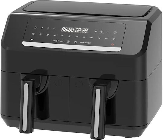 Emerio Friteuză cu aer cu Wi-Fi & Coș Detașabil Dublu 6lt Negru AF-130376.1