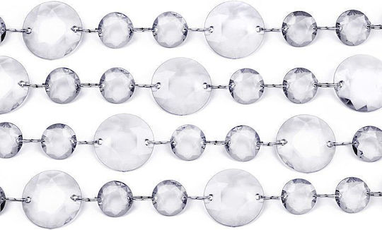 Beauty Home Christmas Garland Transparent 100cm 1pc