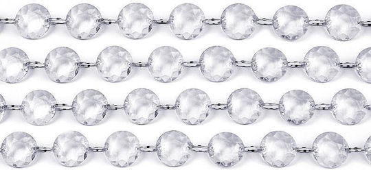 Beauty Home Christmas Garland Transparent 100cm 1pc