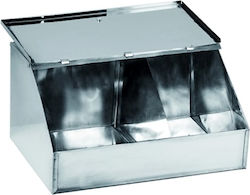 Кутия за кафе Inox с 2 отделения Гигант 33x23x17см Кутия за кафе Inox с 2 отделения Гигант 33x23x17см