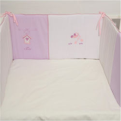Baby Oliver Crib Bumpers Classic Inside Pink 35...