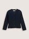 Kinderstrickjacke Blau Alexa Straight