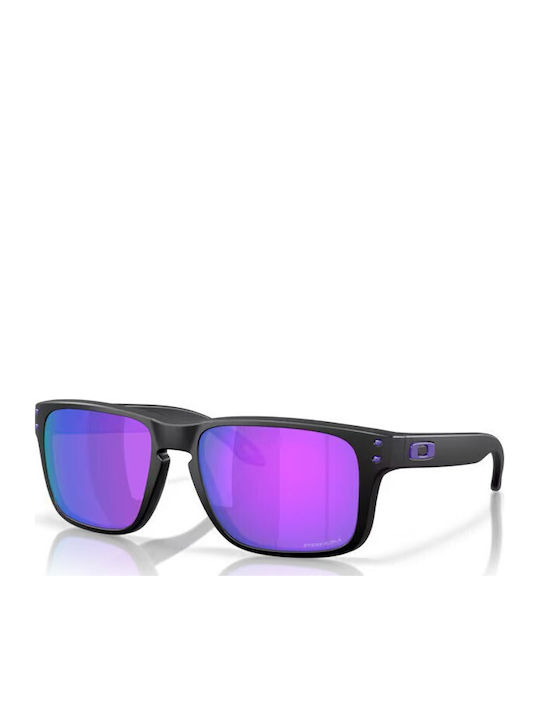 Oakley Holbrook S Prizm Мъжки Слънчеви Очиала с Черна Пластмасова Рамка и Лилави Огледални Стъкла OO9509-06