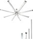 Vevor Ventilator De Tavan 213cm Argintiu