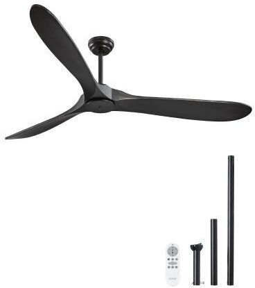 Vevor Ventilator De Tavan 182.88cm Negru