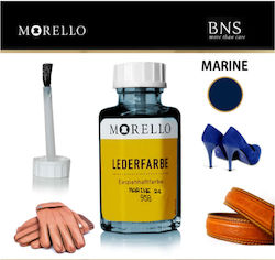 Morello Leather Paint 958 Marine Blue 40ml Navy Blue Color Change Dye Permanent Smooth Leather