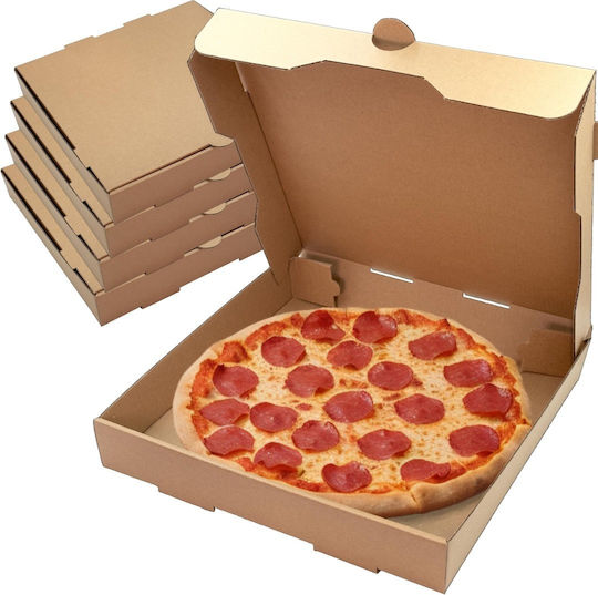 Cutie de carton pentru pizza Kraft 30x30x4.2cm