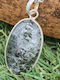Clear Quartz Necklace with Green Tourmaline Inclusions