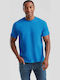 Fruit of the Loom Ανδρικό Διαφημιστικό T-shirt Κοντομάνικο Azure Blue